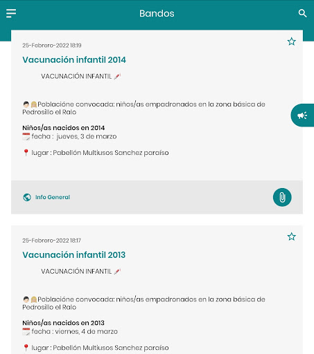 Cañizal Informa Screen 3