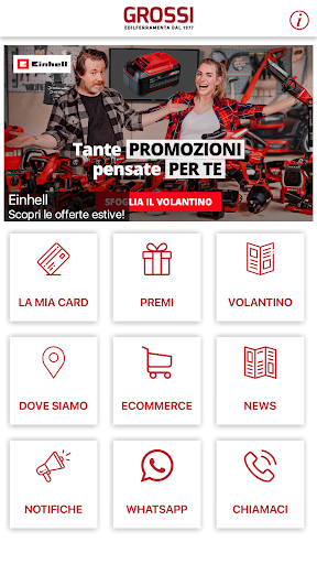 Android application Grossi Shop screenshort