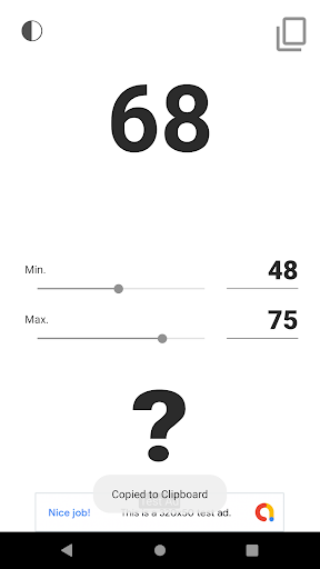 Simple Random Number - Smith Screen 2