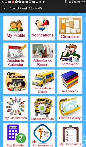 REAL PUBLIC SCHOOL STUDENT APP Screen 2