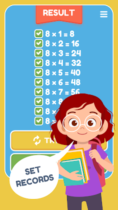 Multiplication Table Math Game - Screenshot 4