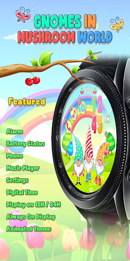 Gnomes Happy World_Watchface Screen 3