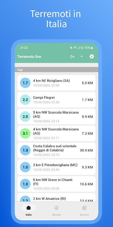 Terremoto Live - 1.2 - (Android)