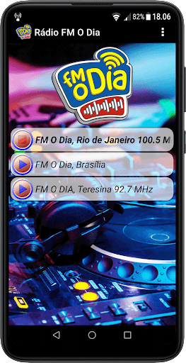 Android application FM O Dia Brazil screenshort