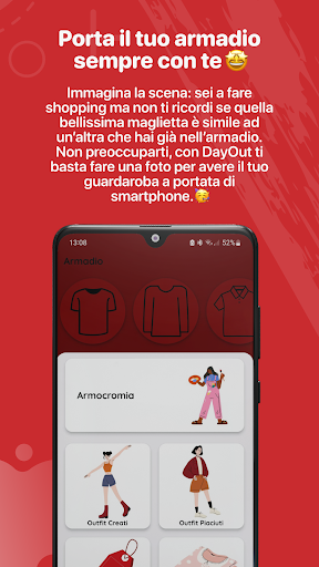 Android application DayOut screenshort