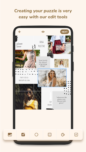 Puzzle Collage Template for Instagram - PuzzleStar