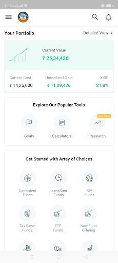 AKG Financial Planners Screen 2