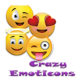 Crazy emoticons for chats icon