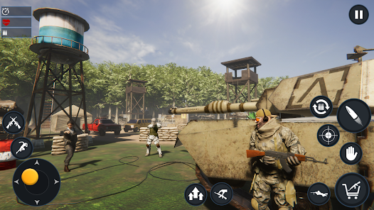 Real Commando Secret Missions 2.4 APK + Mod (Remove ads / God Mode / Weak enemy / Invincible) for Android