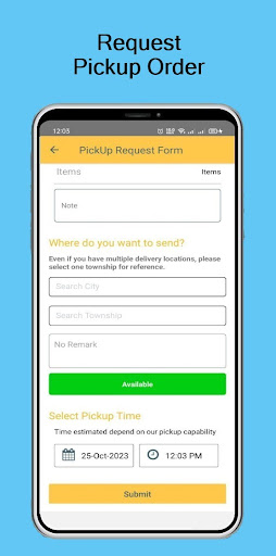 BeeXprss Service Screen 3