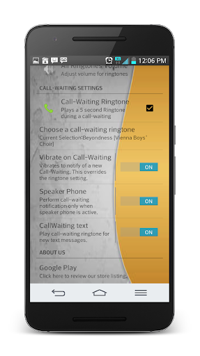 Android application Call Music CRBT - Call Ring screenshort