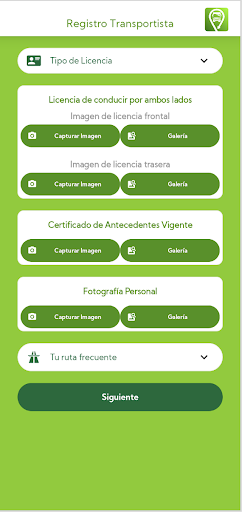 FleteRetorno Transportistas Screen 3