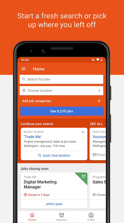 Trade Me Jobs - 108.0 - (Android)