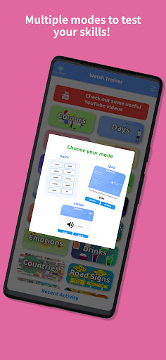 Welsh Language Trainer Screen 2