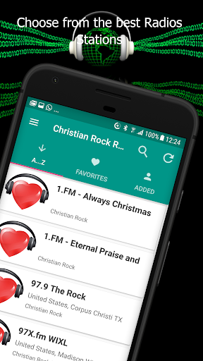Android application Radio Christian Rock screenshort