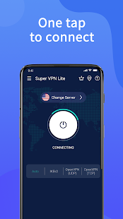 SuperGreen VPN Lite Free VPN Client Screenshot