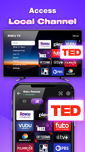 Remote Control for Roku TV Screen 3
