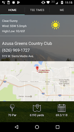 Azusa Greens Golf Tee Times Screen 2