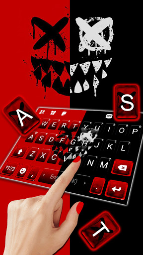 Bred Mask Devil Keyboard Backg Screen 2