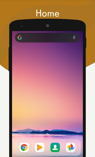 Android application EasyHome Screen : Minimalistic screenshort