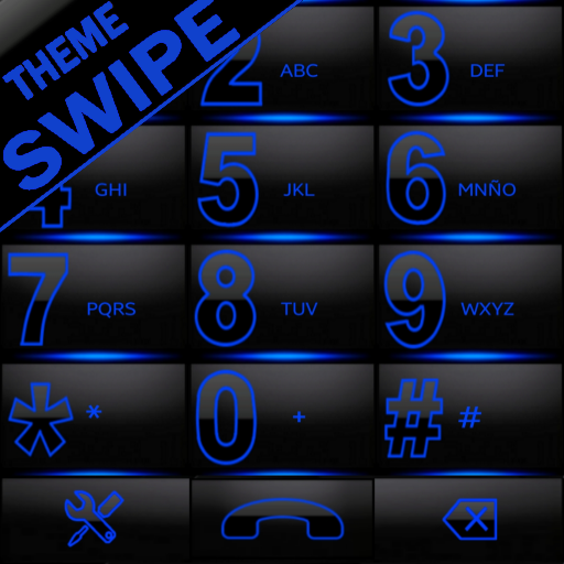 THEME SWIPE DIALER SPETRA BLUE 1.0 Icon