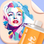 Spray Paint Art : Celebrity Painting Stencil Art Apk