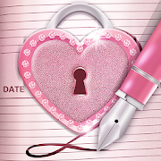 Rose Gold Secret Diary With Lock