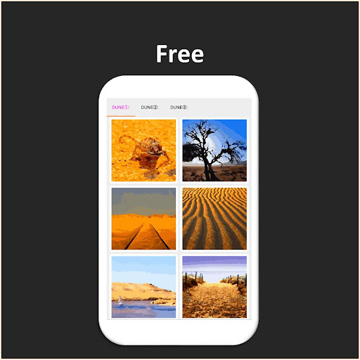 Color by Number - dune Screen 2