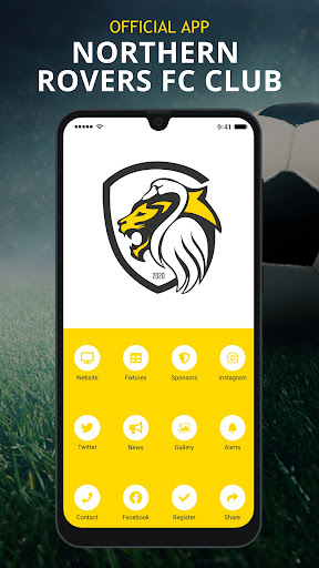 Android application Northern Rovers FC screenshort