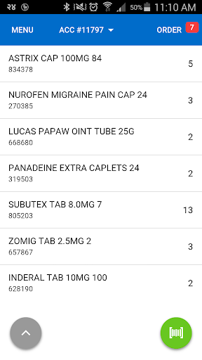 Android application ScanAPI screenshort