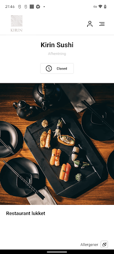 Android application Kirin Sushi screenshort