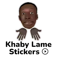 Khaby Stickers for WhatsApp