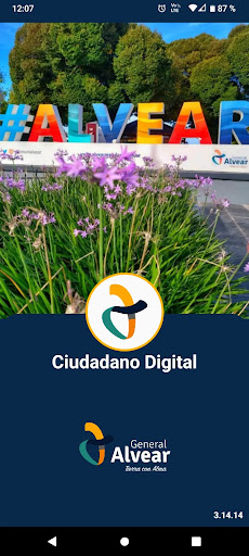 Android application General Alvear Digital screenshort