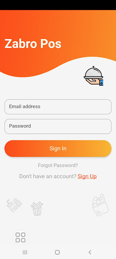 Android application zaborpos screenshort