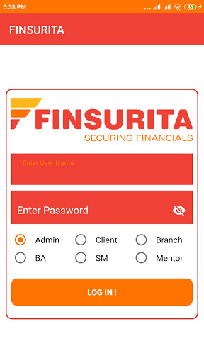 FINSURITA APP Screen 3