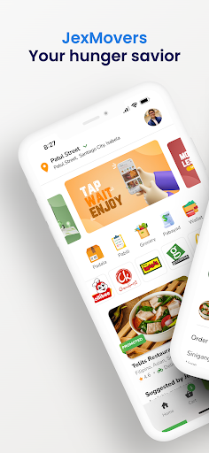 Android application JexMovers - Food and Parcel screenshort