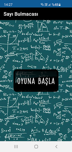Android application Sayı Bulmacası screenshort