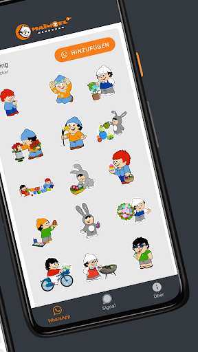 Mainzelmännchen Sticker Screen 2