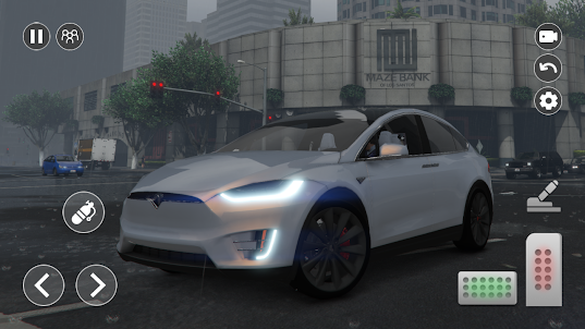 Car Stunts Tesla X Simulator