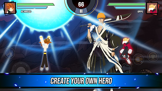 Kuva 4 Stickman Ichigo Battle Fight android