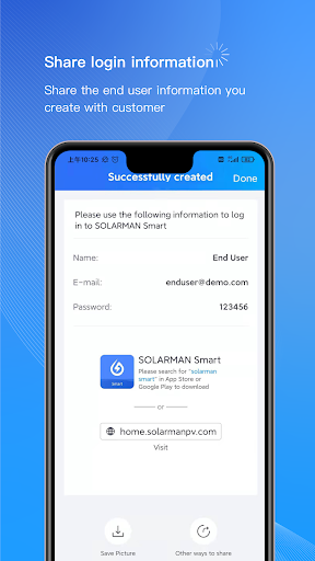 Screenshot of SOLARMAN Business