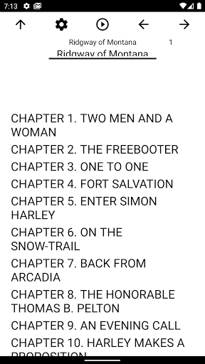 Android application Book, Ridgway of Montana screenshort