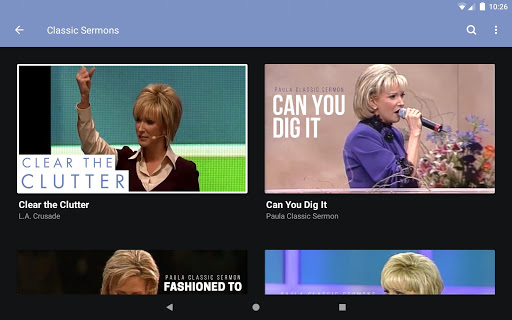 Screenshot of Paula White Ministries Media
