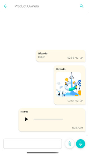 romVo Messenger Screen 2