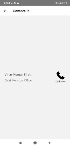 Android application Nagar Parishad Rannod screenshort