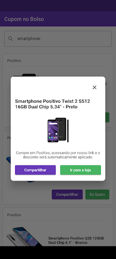 Cupom no Bolso e Ofertas Screen 2