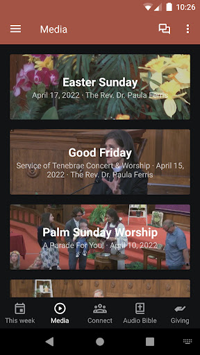 FFUMC App Screen 2
