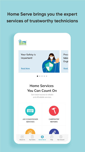 Home Serve Screen 2