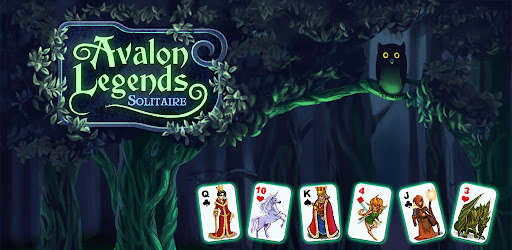 Avalon Legends Solitaire banner oficial de portada de la aplicación de Android