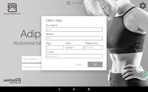 Adipotest AI Screen 2
